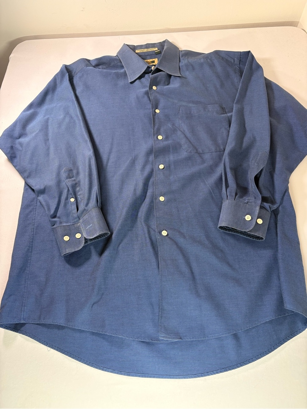 Joseph Abboud Men's Indigo Button-Down Dress Shirt